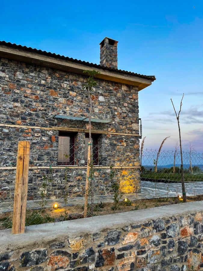 Modern Stone Villas With Swimming Pool Аливерион Екстериор снимка