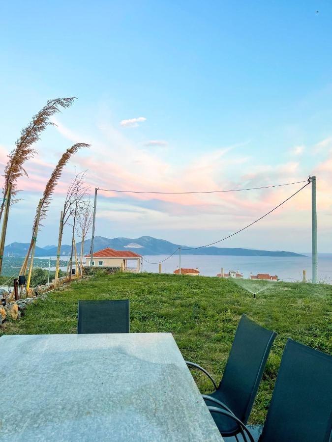 Modern Stone Villas With Swimming Pool Аливерион Екстериор снимка